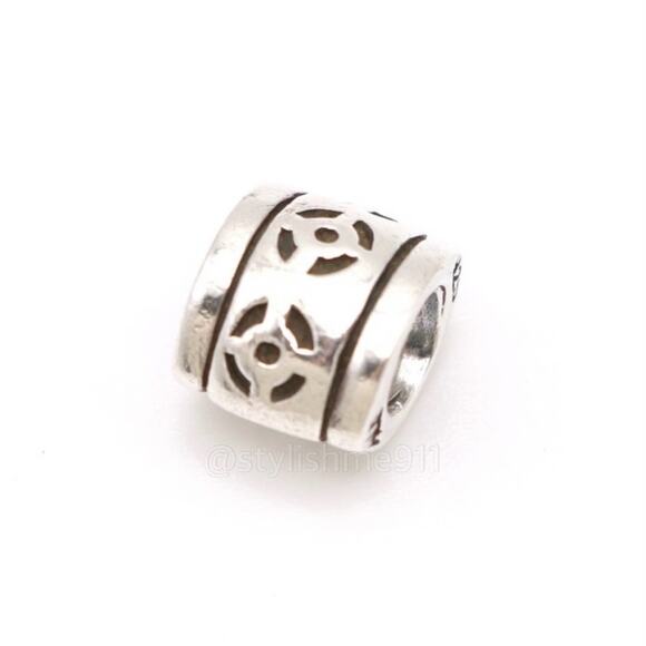 Authentic PANDORA Open Circle Pattern Oriental Charm - Picture 6 of 9
